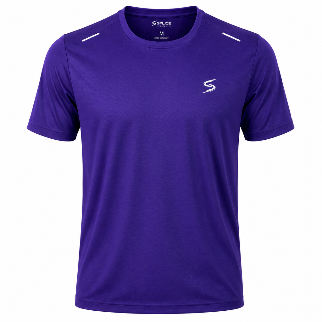 Splice Padel Performance T-Shirt | Purple