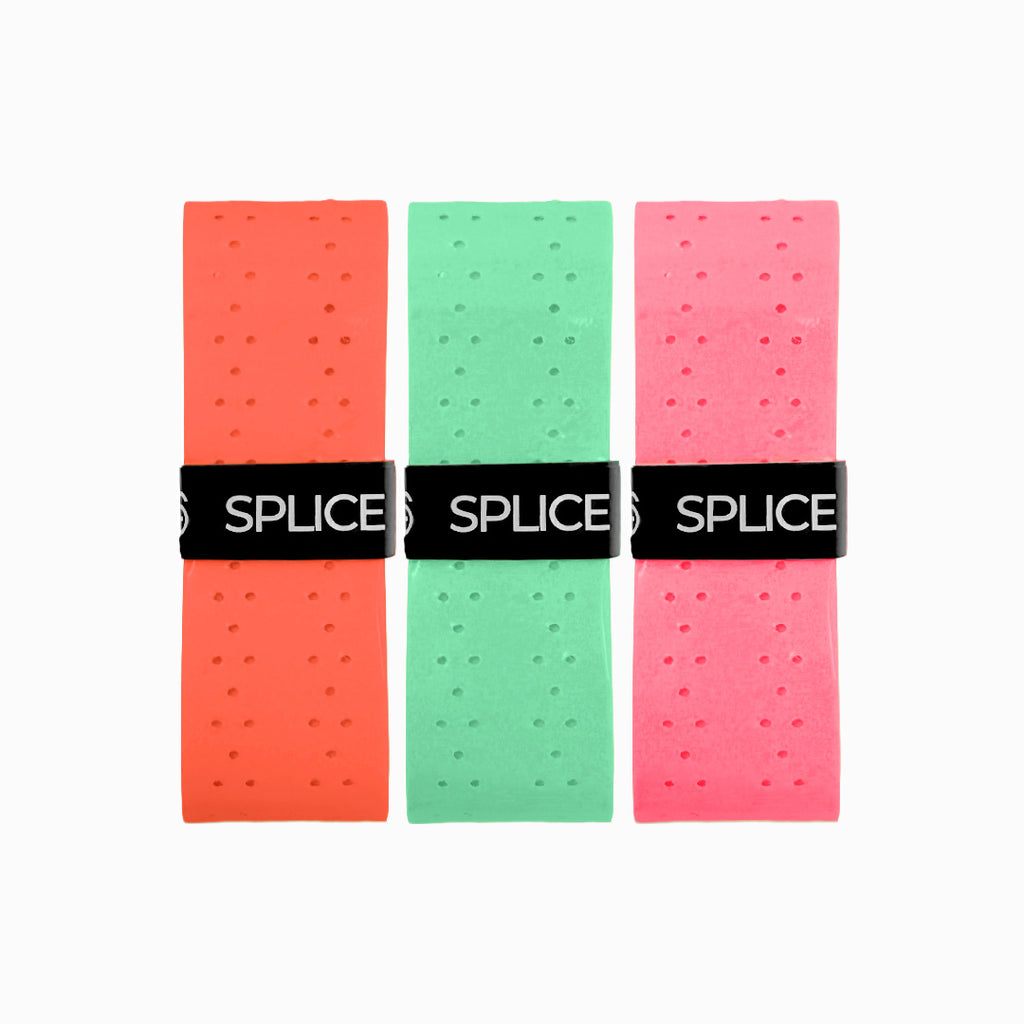 SPLICE PADEL ELITE PRO OVERGRIP 3 PACK | BLUE WAVE AWAY KIT