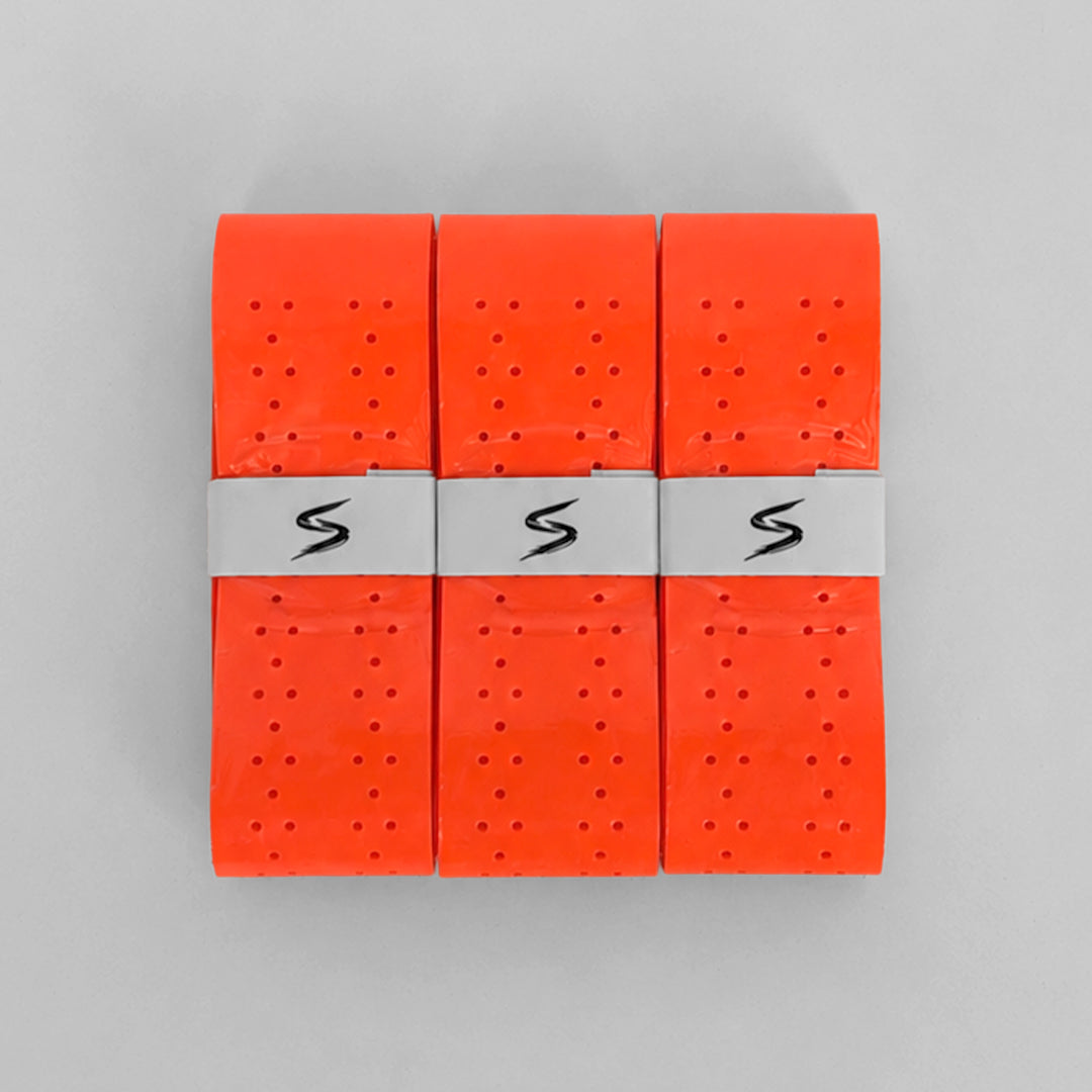 SPLICE PADEL ELITE PRO OVERGRIP 3 PACK | NEON ORANGE