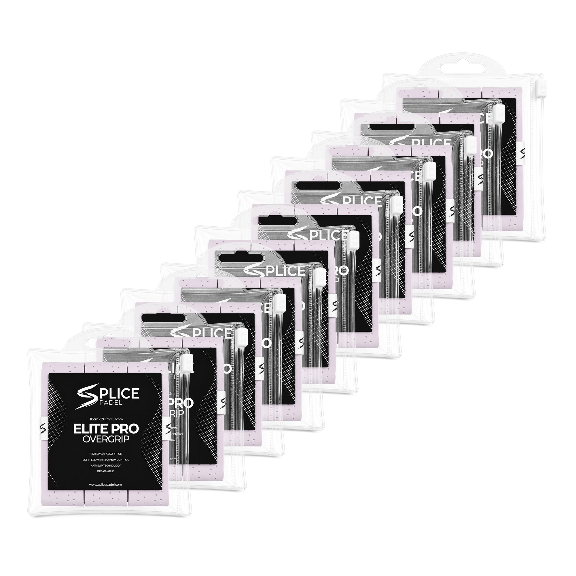 SPLICE PADEL ELITE PRO OVERGRIP BULK 30 PACK | LILAC