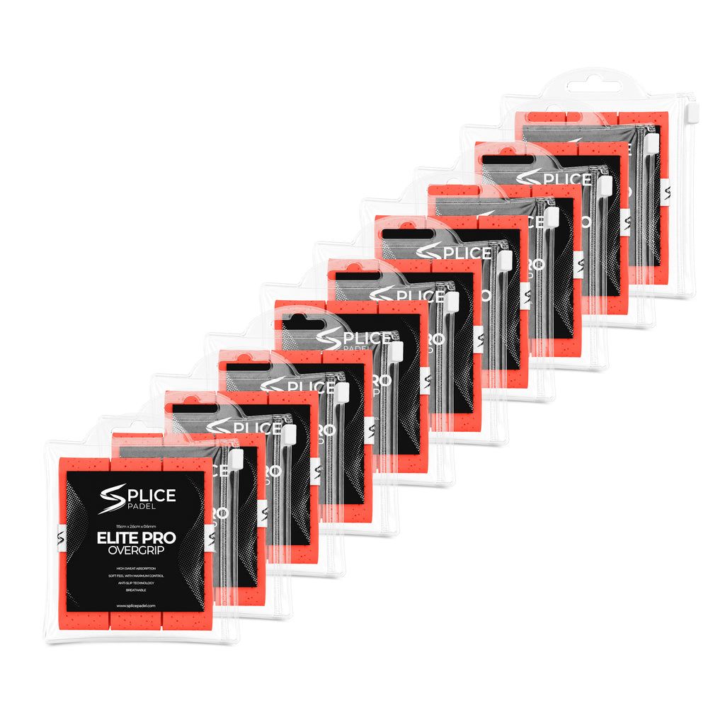 SPLICE PADEL ELITE PRO OVERGRIP BULK 30 PACK | ORANGE 