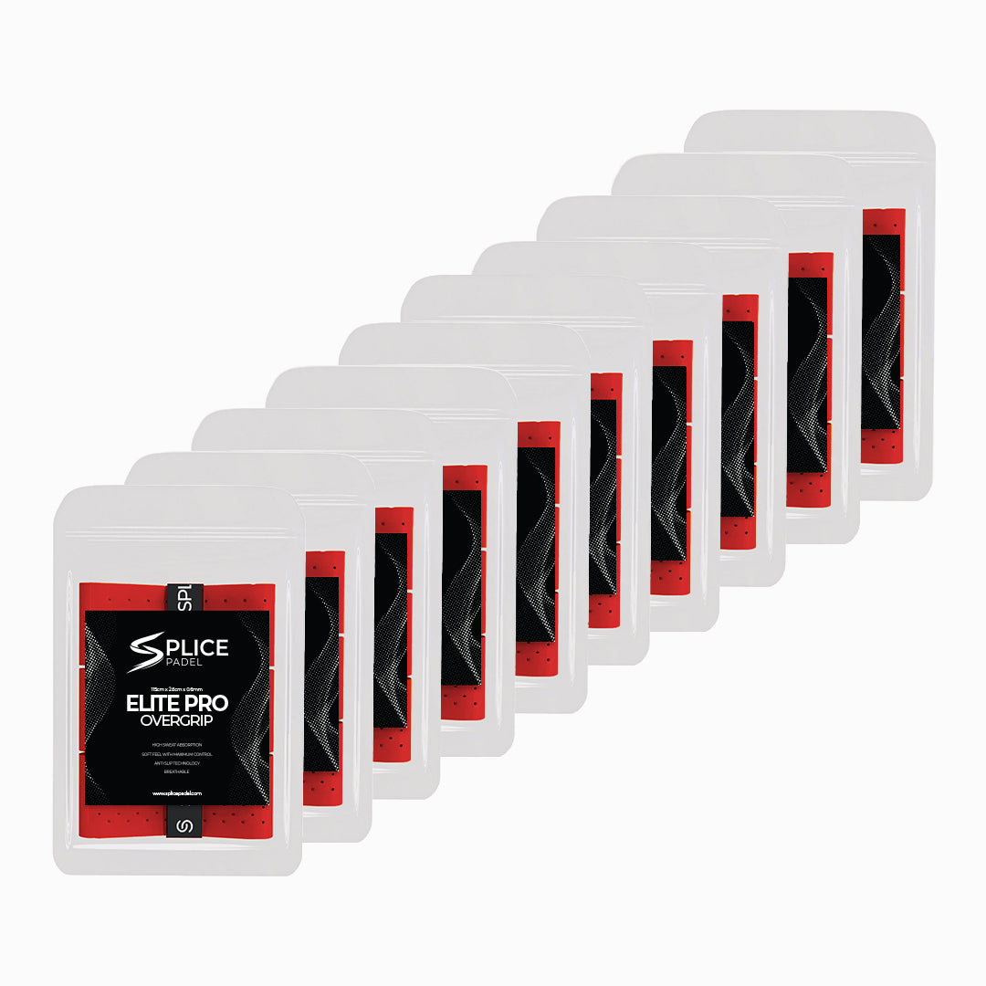 SPLICE PADEL OVERGRIP BULK 30 PACK | RED