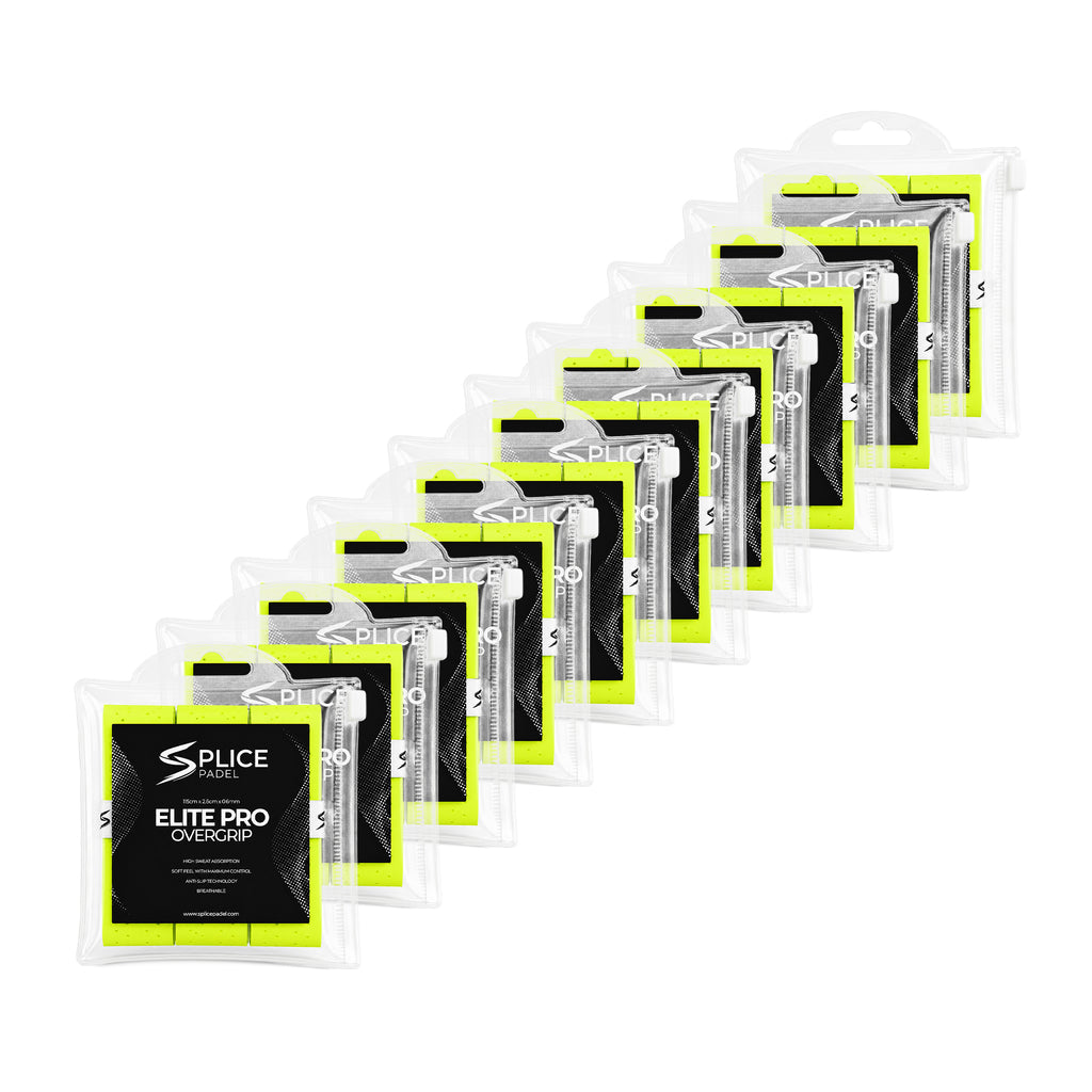 SPLICE PADEL ELITE PRO OVERGRIP BULK 30 PACK | YELLOW