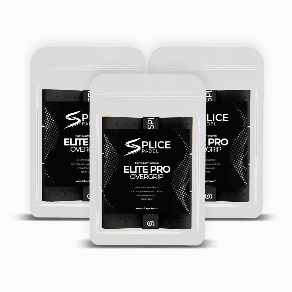 SPLICE PADEL ELITE PRO OVERGRIP 9 PACK | BLACK
