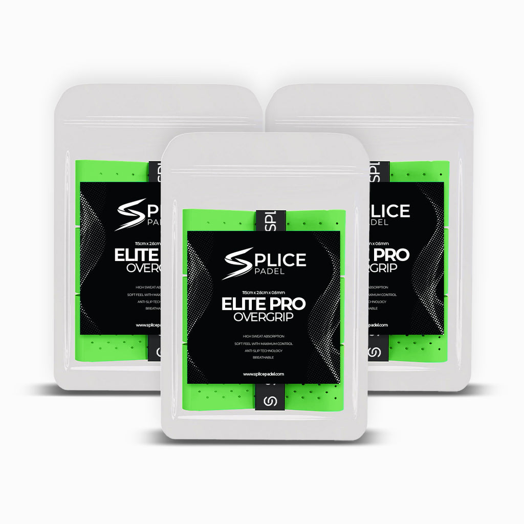 SPLICE PADEL ELITE PRO OVERGRIP 9 PACK  | NEON GREEN
