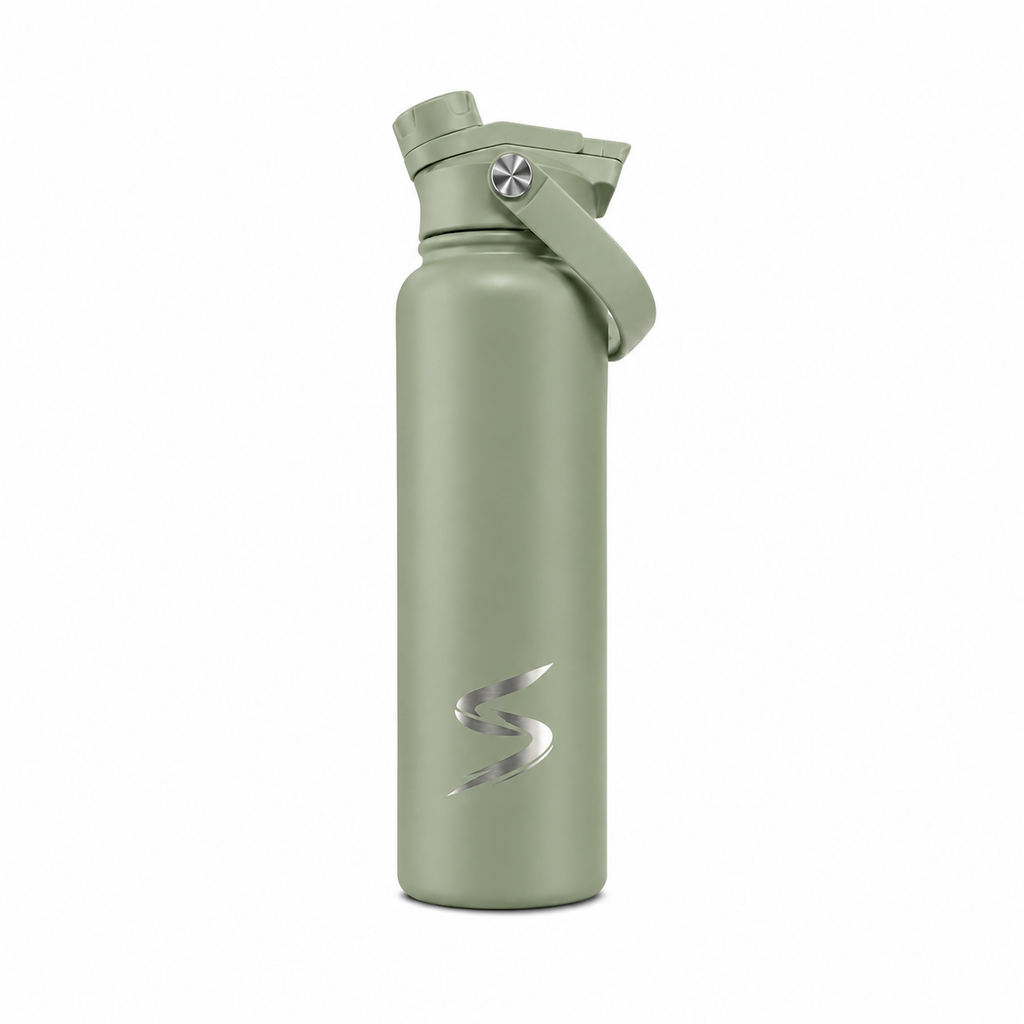 SPLICE PADEL 1.2L STAINLESS STEEL WATER BOTTLE | GREEN