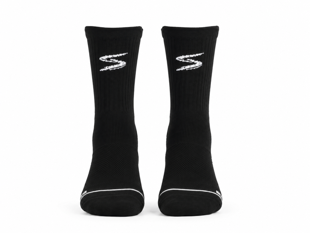 SPLICE PADEL COMPRESSIE PERFORMANCE SOCKS 1-PAIR - BLACK