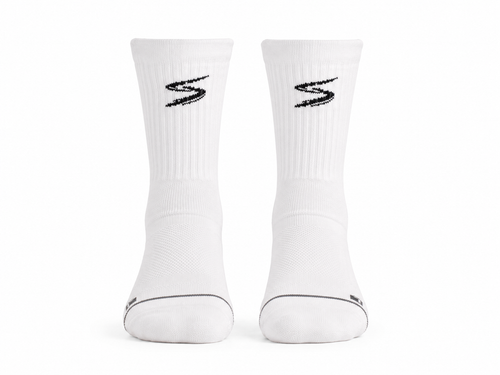 SPLICE PADEL COMPRESSIE PERFORMANCE SOCKS 1-PAIR - WHITE