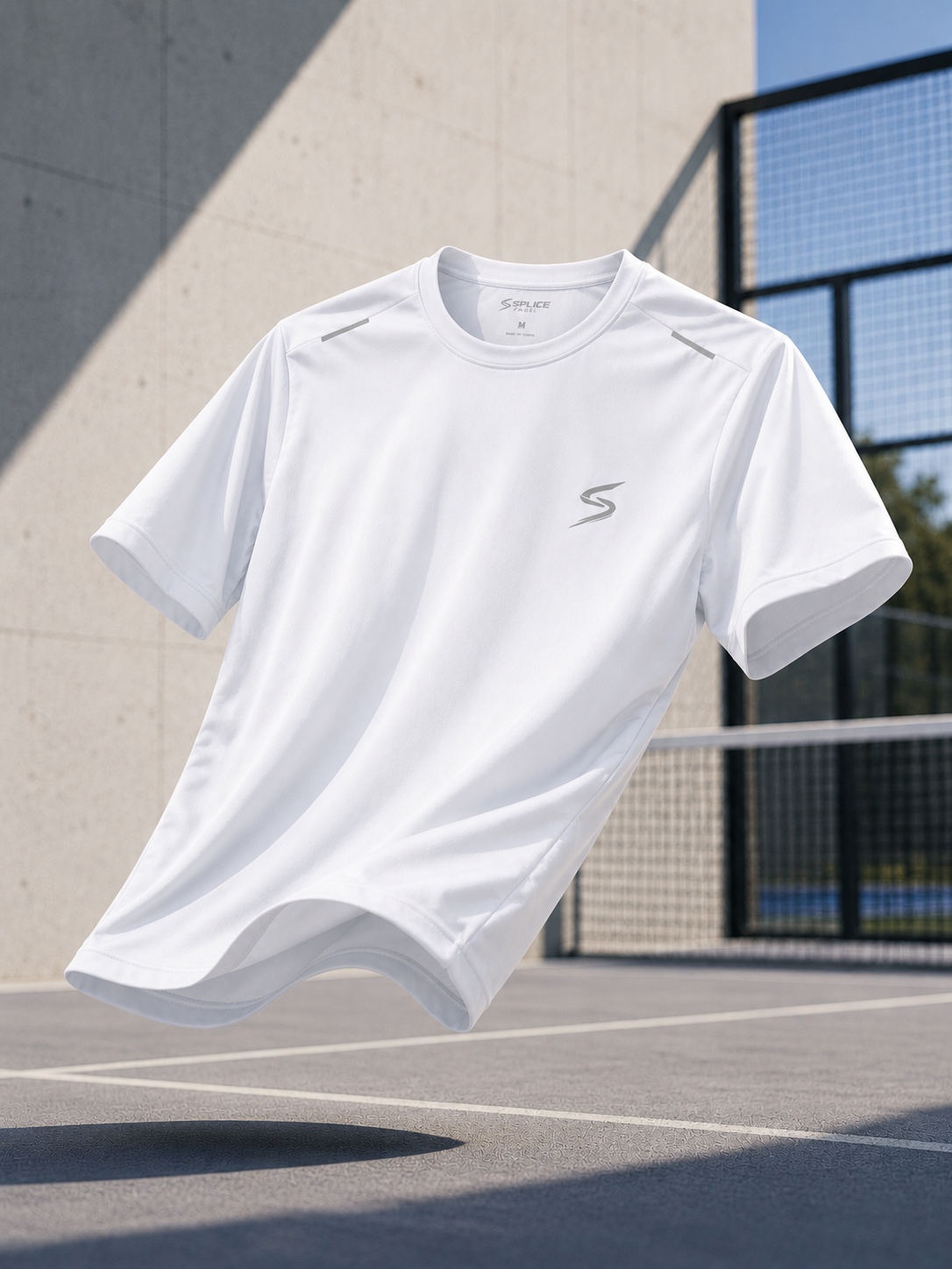 Splice Padel Performance T-Shirt | White