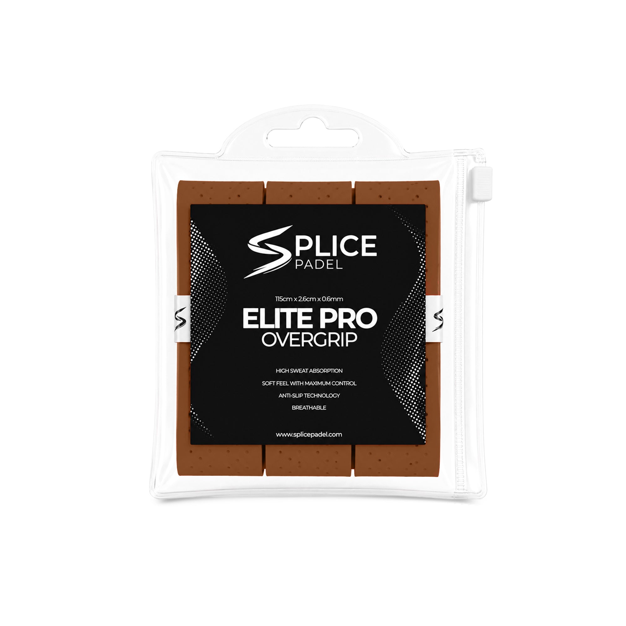 SPLICE PADEL ELITE PRO OVERGRIP 3 PACK | BROWN