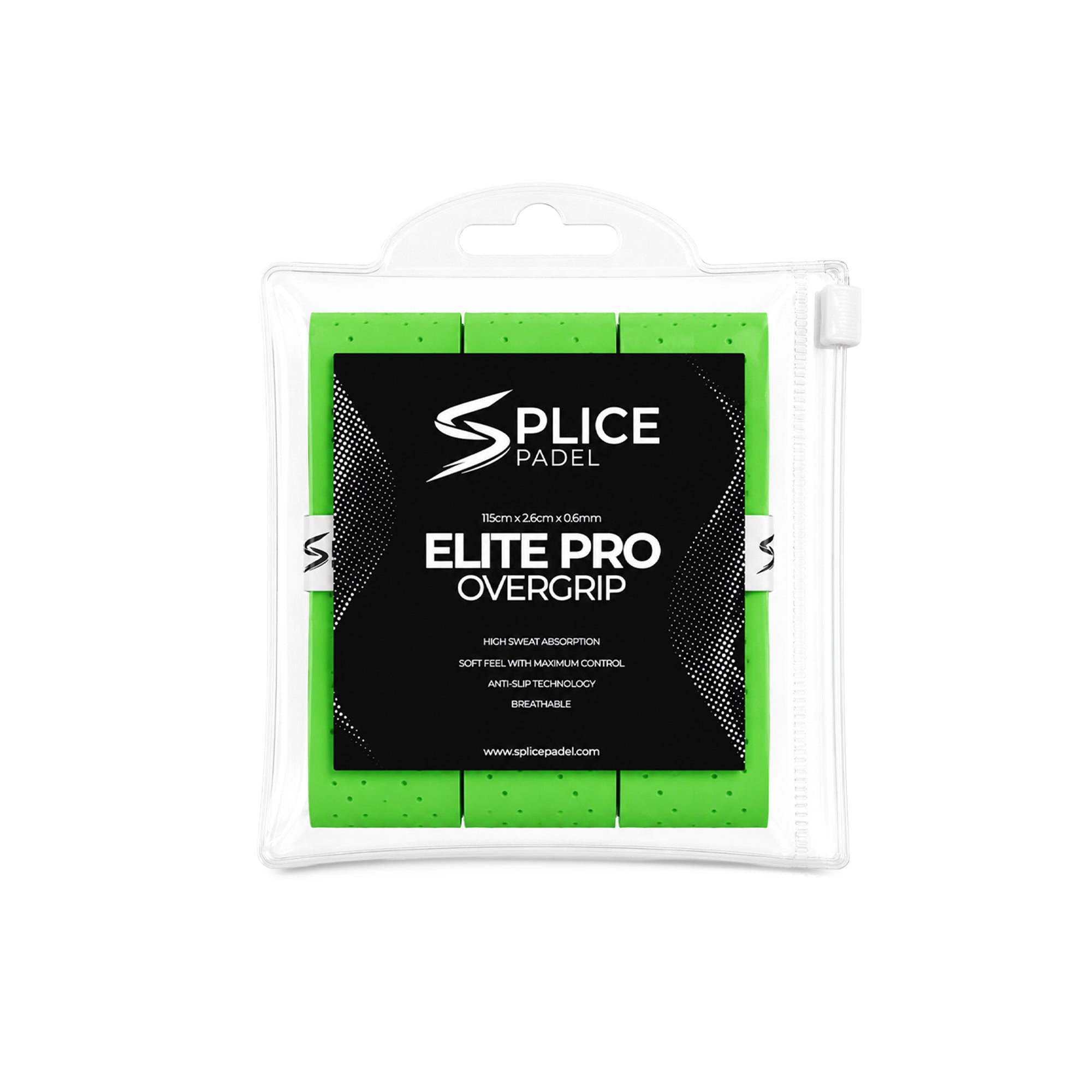 SPLICE PADEL ELITE PRO OVERGRIP 3 PACK | GREEN