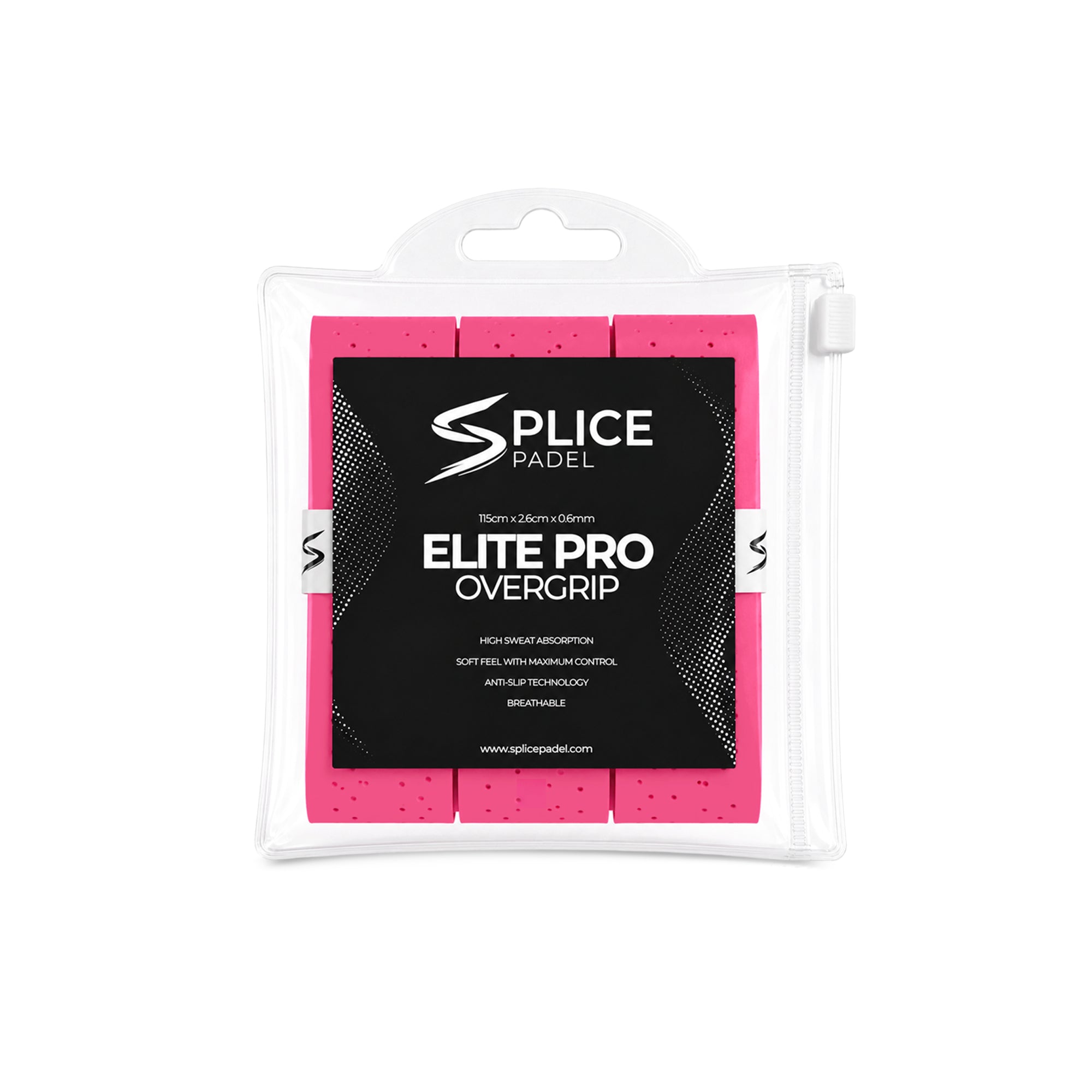 SPLICE PADEL ELITE PRO OVERGRIP 3 PACK | PINK