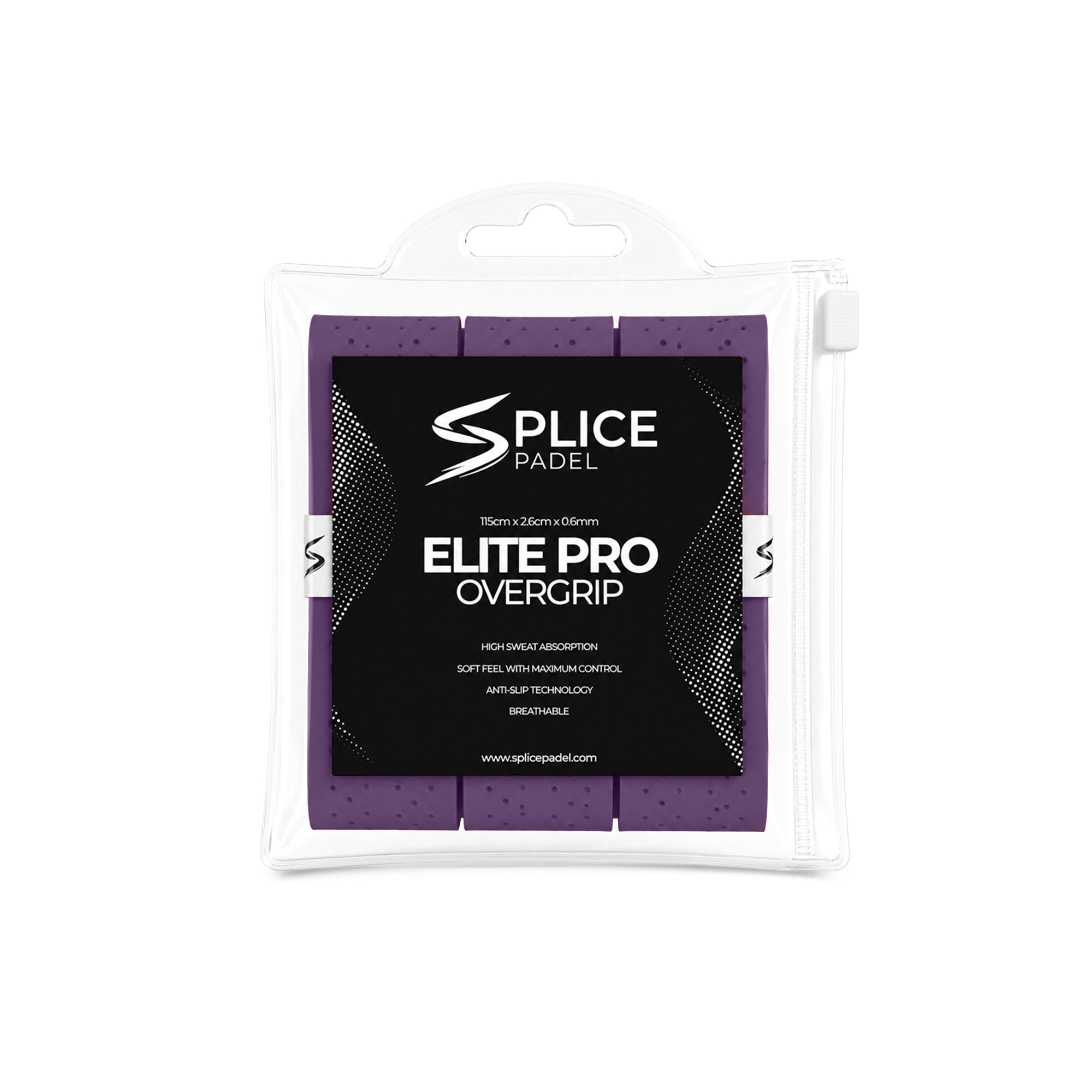 SPLICE PADEL ELITE PRO OVERGRIP 3 PACK | PURPLE
