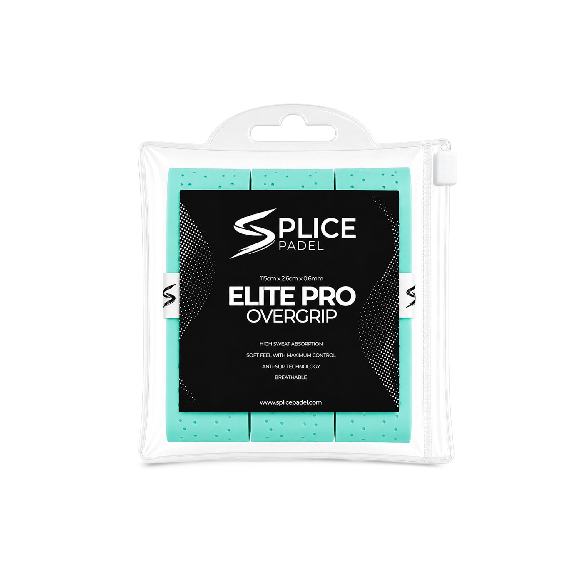 SPLICE PADEL ELITE PRO OVERGRIP 3 PACK | TURQUOISE