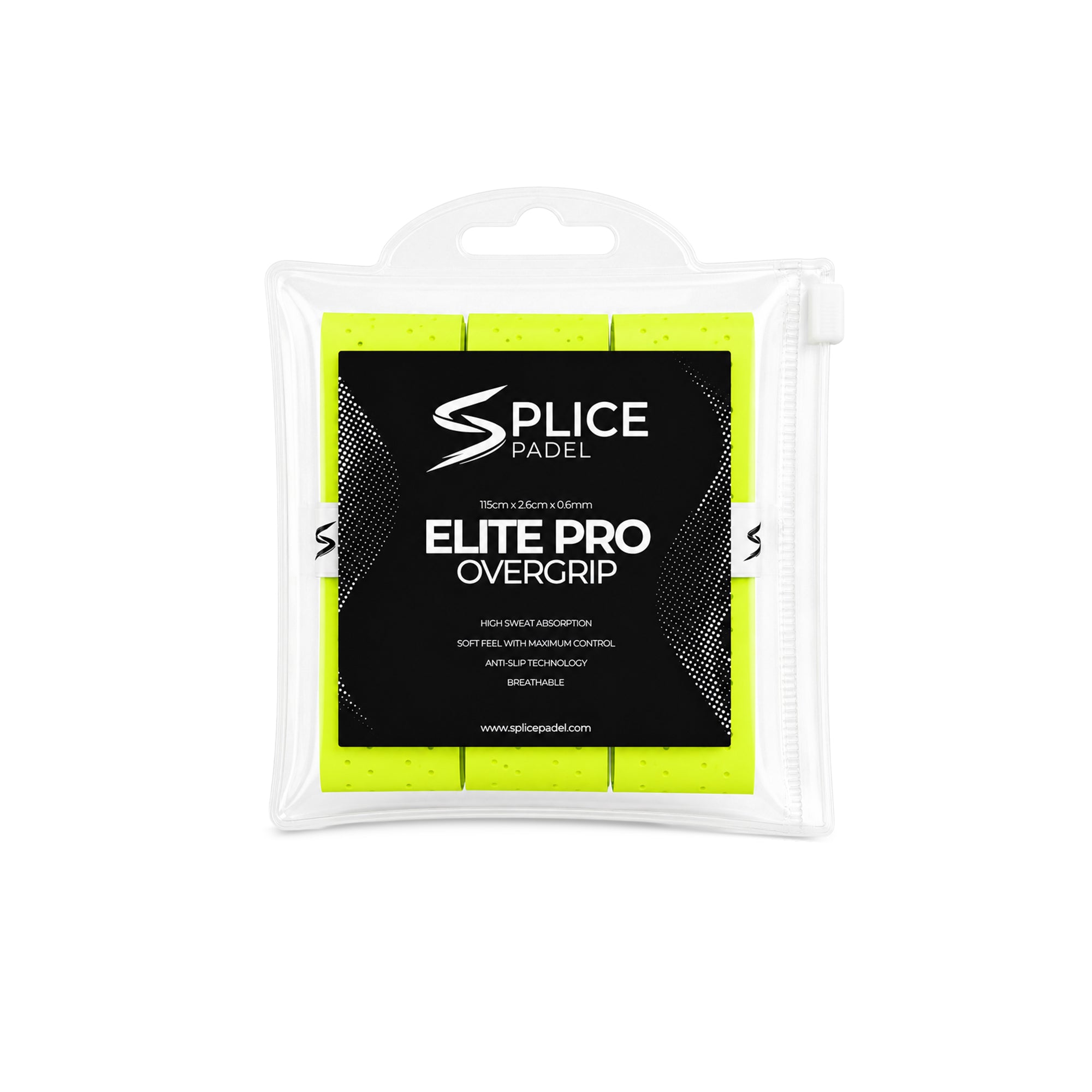 SPLICE PADEL ELITE PRO OVERGRIP 3 PACK | YELLOW