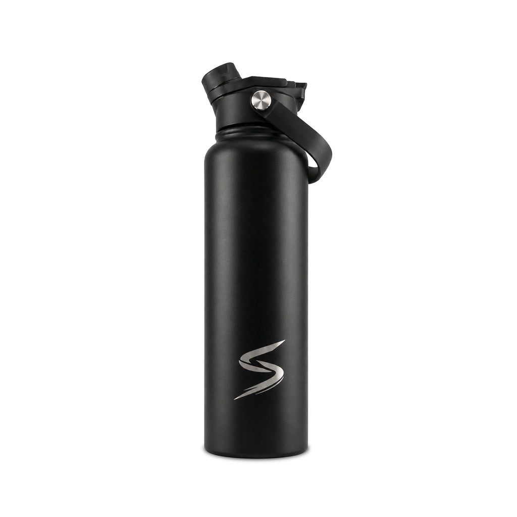 SPLICE PADEL 1.2L STAINLESS STEEL WATER BOTTLE | BLACK