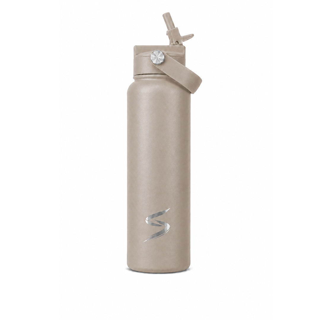 SPLICE PADEL 1.2L STAINLESS STEEL WATER BOTTLE | BROWN