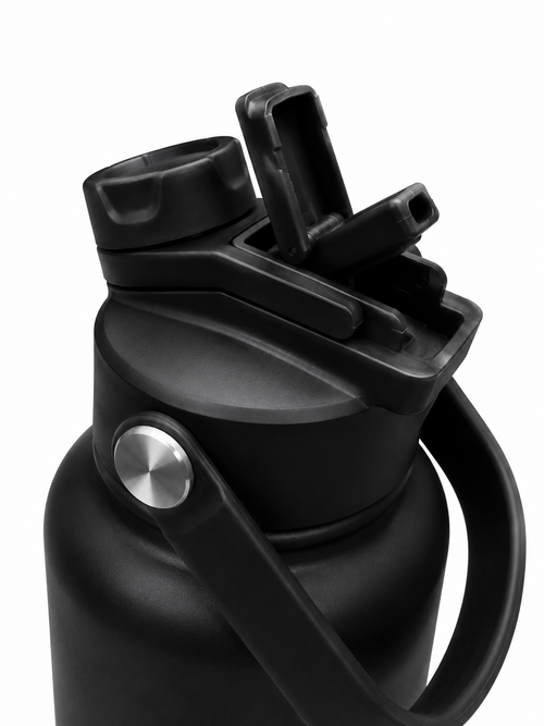 SPLICE PADEL 1.2L STAINLESS STEEL WATER BOTTLE | BLACK