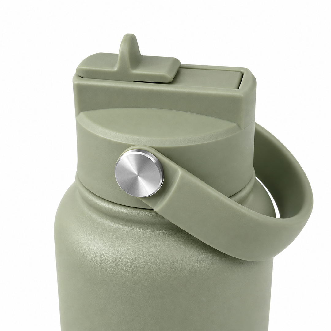 SPLICE PADEL 1.2L STAINLESS STEEL WATER BOTTLE | GREEN
