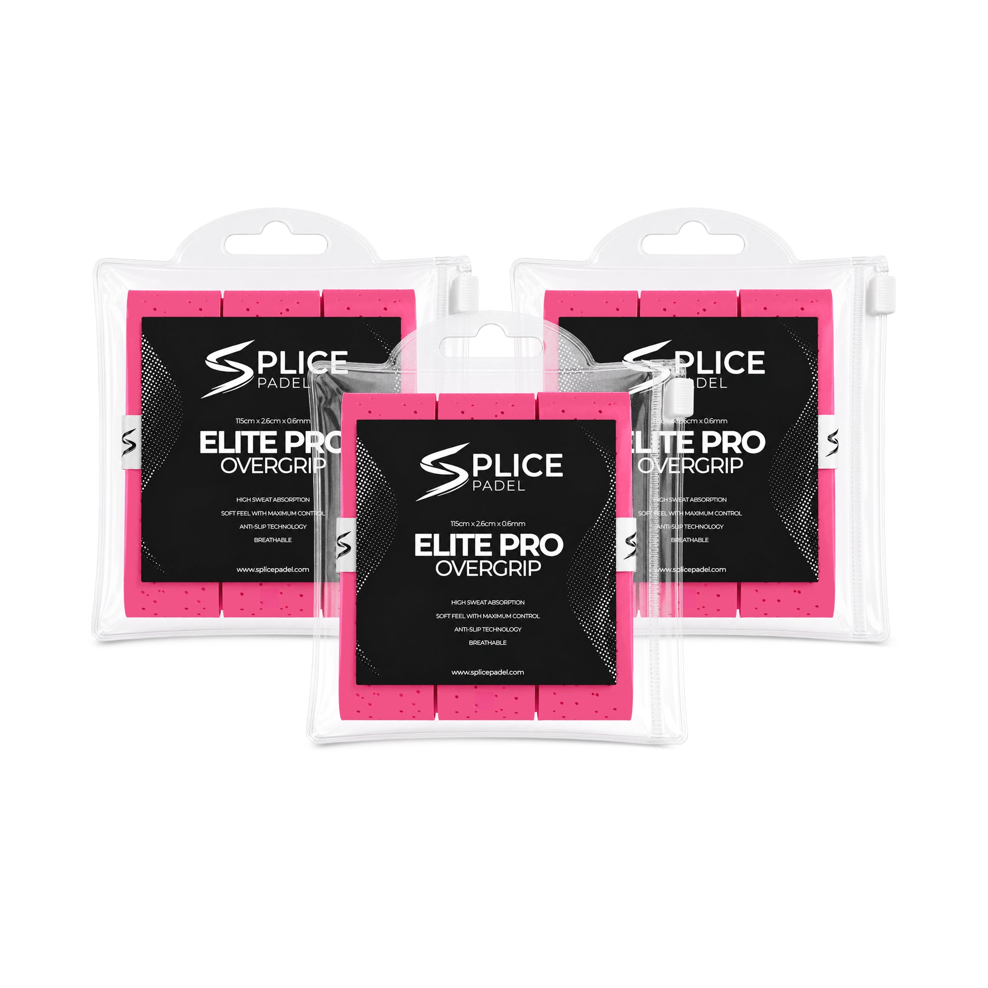 SPLICE PADEL ELITE PRO OVERGRIP 9 PACK | PINK