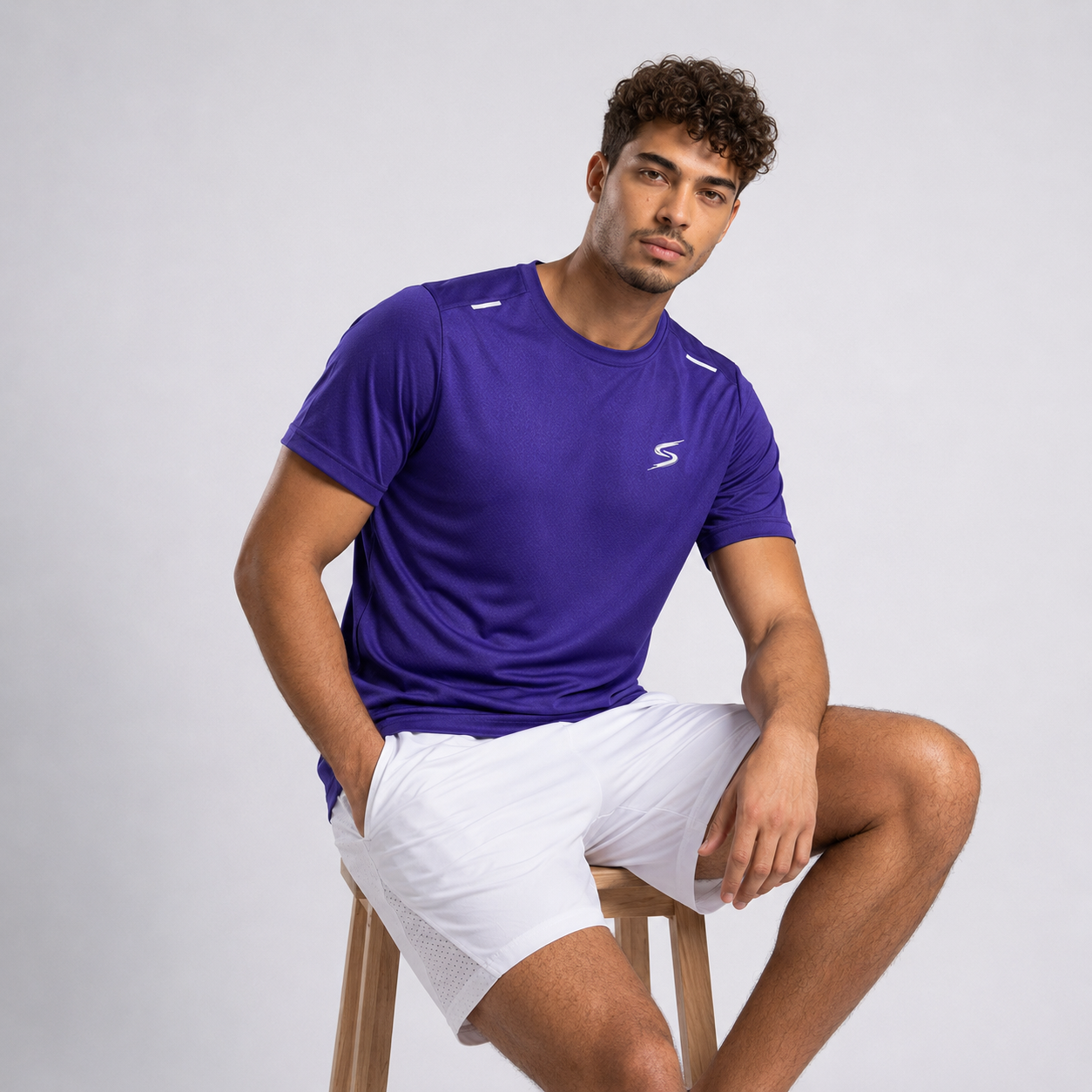 Splice Padel Performance T-Shirt | Purple