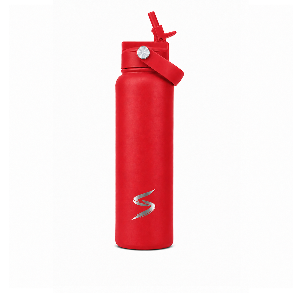 SPLICE PADEL BOUTEILLE D'EAU EN ACIER INOXYDABLE 1,2L | ROUGE