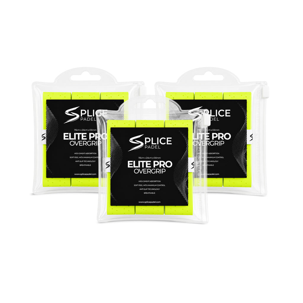 SPLICE PADEL ELITE PRO OVERGRIP 9 PACK | YELLOW